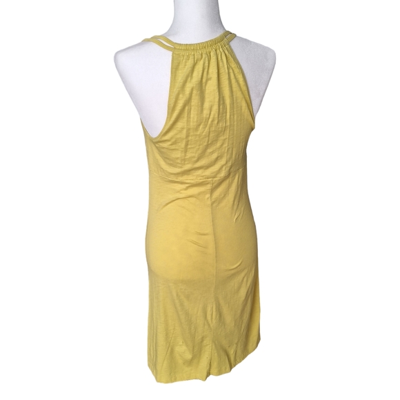 Athleta Women's Lime Green Cotton Modal Mini Dress with Shelf Bra szS - Picture 6 of 9